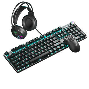 狼蛛F2088Air无线三模机械键盘电竞游戏专用108键鼠盘标耳机套装