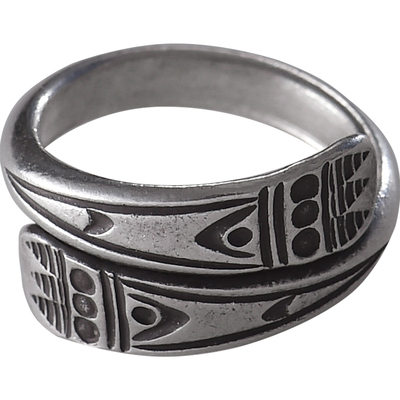 清迈进口情侣纯银个性戒指