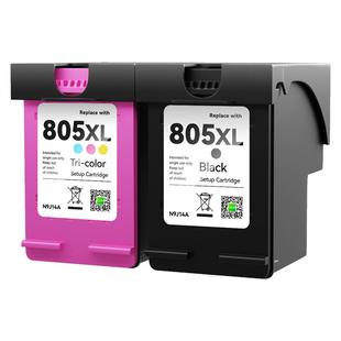 才进适用惠普805墨盒可加墨hp2720 2332 2722 2723打印机2700 1212 2721彩色2729 2330原装deskjet1210连供XL