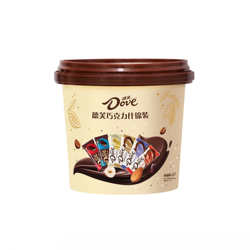 德芙巧克力什锦桶510g