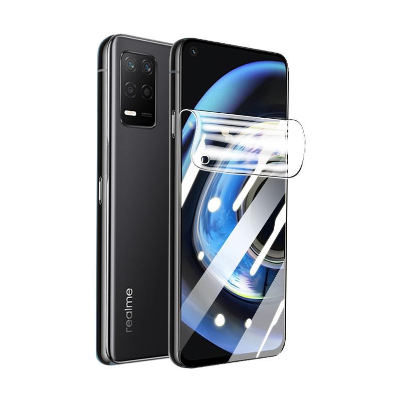 适用于realmeQ3手机膜全胶抗蓝光防摔真我Q3i钢化水凝膜Q3t防指纹Q3s无白边realmeQ3Pro全屏全覆盖高清保护膜
