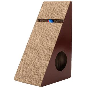 猫抓板磨爪器猫窝纸箱猫爪板防沙发保护大号猫咪玩具用品立式斜坡