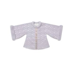 无贰集【紫烟罗】仿宋锦昭君袄短袄千金贵女风原创明制秋冬汉服