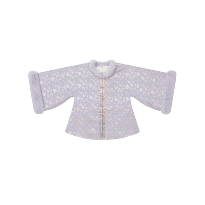 无贰集仿宋锦昭君袄秋冬短袄汉服