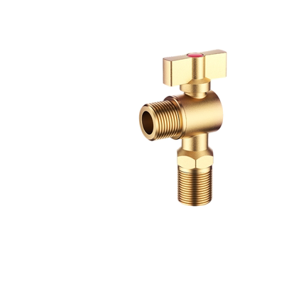 全开加厚全铜球形球芯三角阀防爆热水器专用大流量球阀4分冷热阀