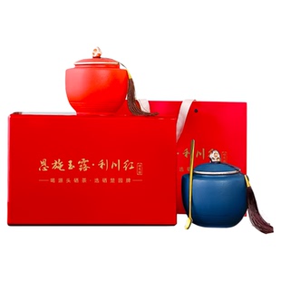 2026年恩施玉露利川红明前头采特级恩施富含硒新茶一红一绿礼盒装