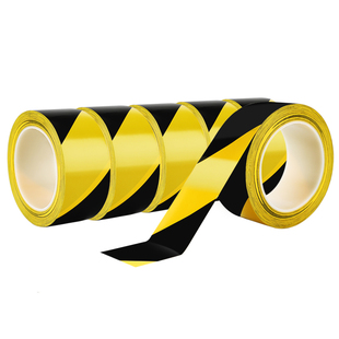 黄黑蓝绿红白色警示胶带黑黄斑马胶带PVC划线地贴地板胶带33M长
