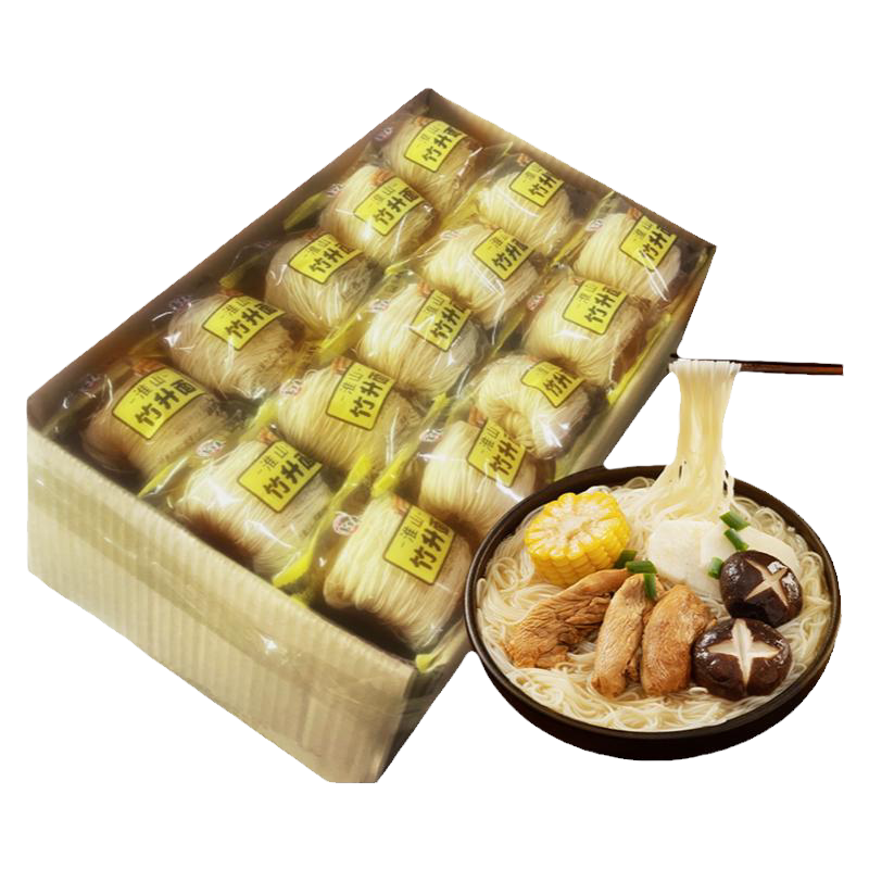 淮山竹升面早餐细面整箱