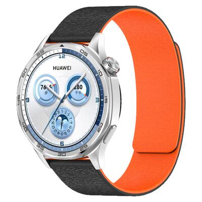 适用华为GT5手表带5pro硅胶软磁吸watch5腕表带watchgt4云木纹运动watch4pro智能GT3男士2pro夏季2e高级buds