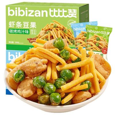 童年美味小零食咸香酥脆虾条豆果