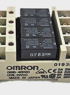 MAZAK/OMRON G6B-4BND TERMINAL RELAY 250VAC 24VDC 250VAC 30VD