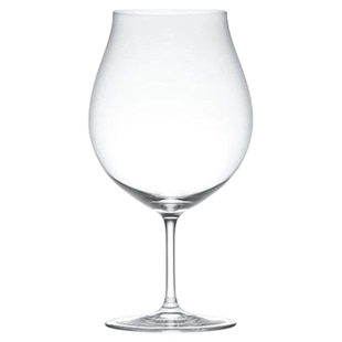 霜山红酒杯水晶玻璃薄壁高脚葡萄酒杯郁金香型勃艮第品鉴杯闻香杯