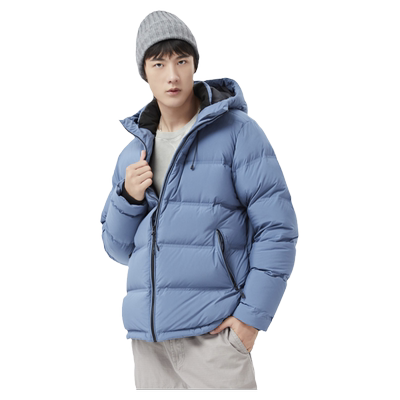 思凯乐户外羽绒服男连帽防风保暖衣加厚无缝鹅绒服登山服F6112287