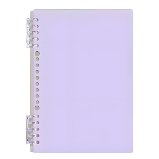 b5活页本笔记本本子考研专用高中生初中生小学生可拆卸软皮外壳环扣夹子不硌手大容量记事本高颜值学习a5内芯