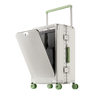 新款前置开口行李箱男女登机密码箱大容量宽拉杆结实耐用旅行皮箱