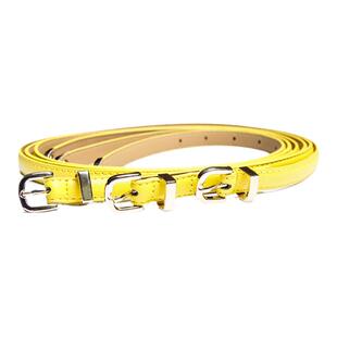 东航腰带 东航丝巾 糖果色百搭窄细腰带OL西裙西裤皮带15mm宽