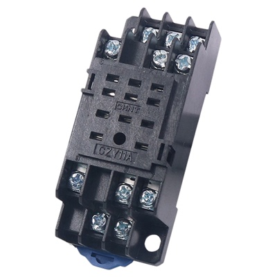 CHNT 正泰小型电磁中间继电器底座子11脚CZY11A配套JZX-22F/3Z