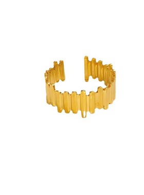 欧美风通勤几何戒指女开口韩版