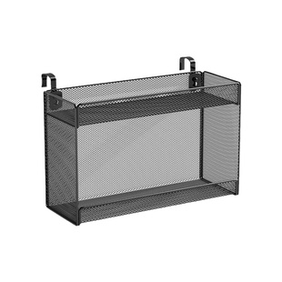 办公室桌面多肉小花架办公桌工位隔板收纳盒悬挂式整理神器纸巾架