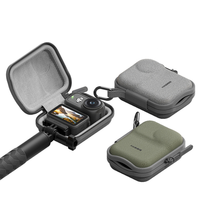 海备思适用大疆DJI Osmo Nano收纳包运动相机配件保护套便携迷你收纳盒硬壳防摔抗压单机半开口免拆支架