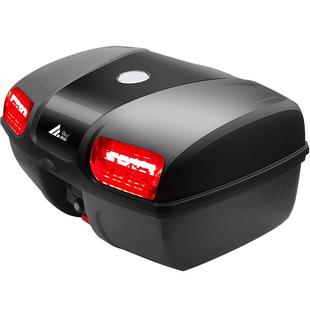 爱得乐8601摩托车尾箱特大号可带LED灯快拆后备箱工具踏板储物箱