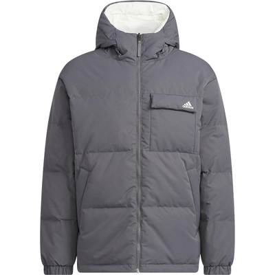 Adidas/阿迪达斯正品JACKET DOWN男士休闲双面穿连帽羽绒服KQ5543