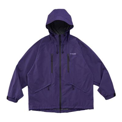 户外风防风防泼秋冬连帽冲锋衣