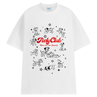 小尼力潮牌斑点狗短袖T恤