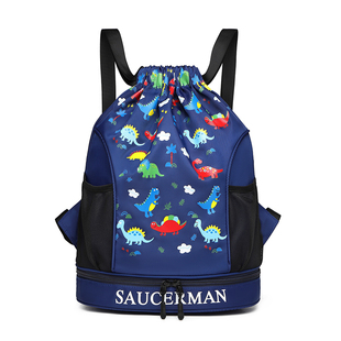 健身包干湿分离游泳包防水收纳装备背包女小包泳袋儿童便携男定制