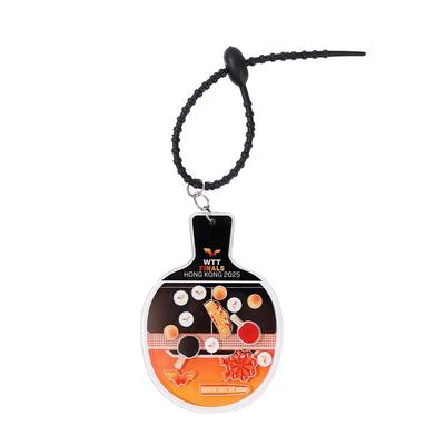 WTT香港总决赛2025-乒乓摇摇乐钥匙扣包包小挂饰赛事周边纪念装饰
