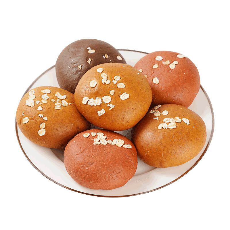 禧烘烘全麦欧包夹心面包0添蔗糖无油代餐饱腹粗粮早餐减低脂零食