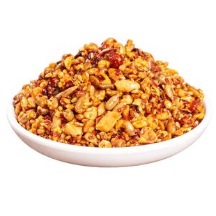 石磨花生辣椒酱芝麻下饭拌面酱沂蒙山花生碎辣椒酱耐吃咸菜