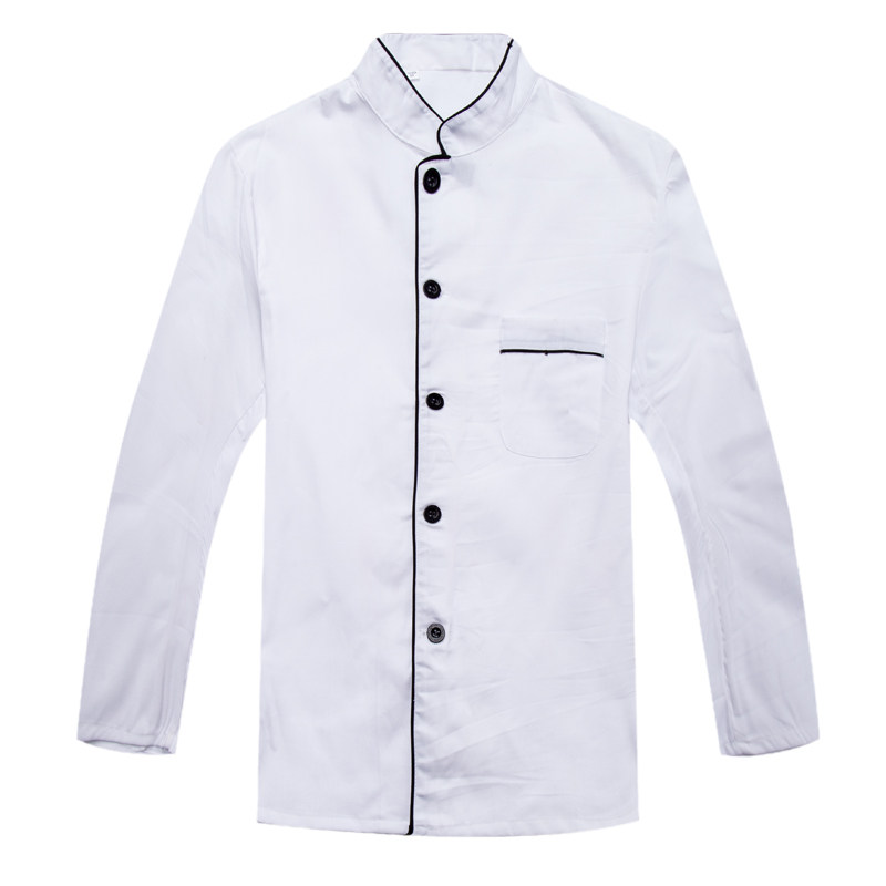 厨师服长袖长款冬季冬天秋季天春天厨师工作服厨衣大厨绣字
