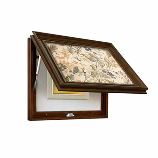 入户电表箱装饰画美式复古遮挡配电箱挂画2025新款免打孔高级感