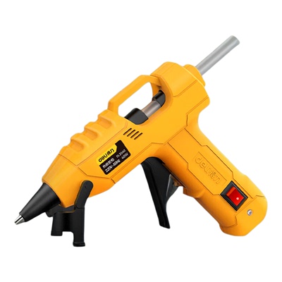 得力热熔胶枪儿童手工胶枪高粘强力热熔胶棒陶瓷发热防烫送胶棒