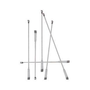 Labshark实验室不锈钢微量药勺304不锈钢双头可用药匙刮铲称量勺