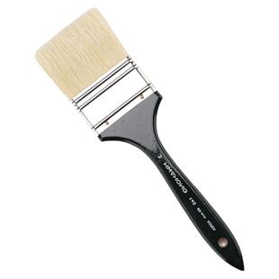 进口Hwahong华虹猪鬃油画刷硬毛排刷丙烯颜料板刷墙绘大号刷子145