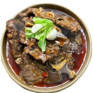湖北荆州石首公安特色牛骨头火锅开胃下酒餐饮1000克每袋加热即食