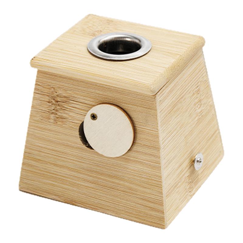 艾灸盒竹制随身灸家用木制温灸器宫寒仪器家庭全身熏蒸仪艾条柱罐