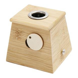 艾灸盒竹制随身灸家用木制温灸器宫寒仪器家庭全身熏蒸仪艾条柱罐