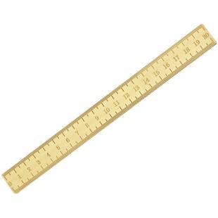 黄铜刻度镇尺摆件直尺文房四宝书法专业压尺镇纸书画压纸个性定制