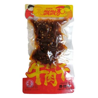 吴婷婷飘飘香老妈素牛肉干香辣味