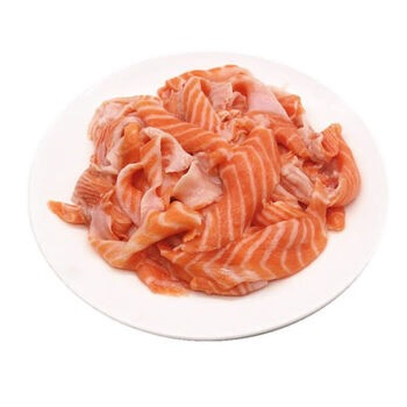 鸡胸肉鸭胸肉鸡心三文鱼边角料组鸡胸