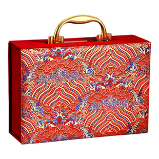 结婚礼金箱高档订婚彩礼钱盒子装现金10万元聘金礼盒婚庆用品大全