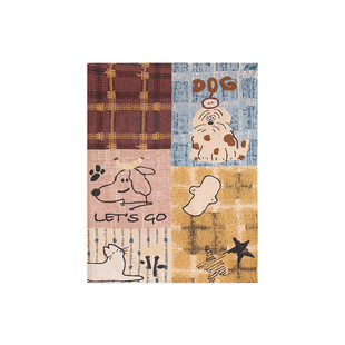 TaoMu客厅沙发背景墙装饰画手工diy治愈系软装挂画玄关大幅落地画