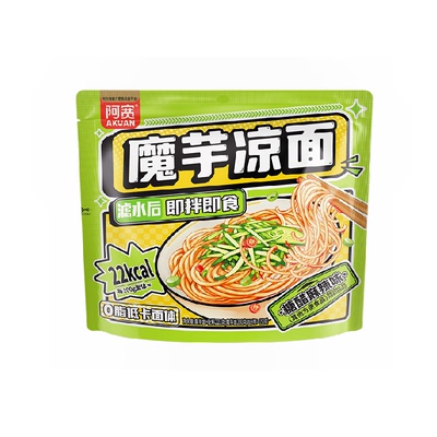 阿宽魔芋凉面低卡魔芋面
