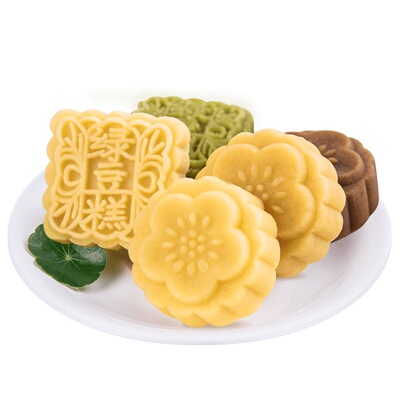 知味观绿豆桂花糕好吃点心杭州