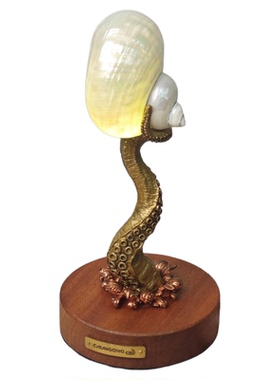 海洋风海螺中古风装饰摆件小夜灯