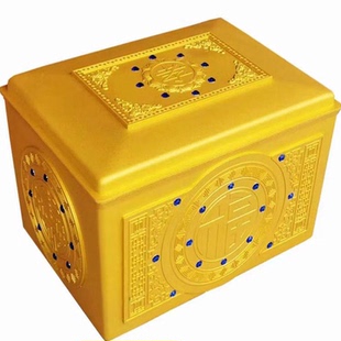 骨灰盒防潮盒保护罩加厚透明树脂棺材福寿椁双人椁保护箱自产自销