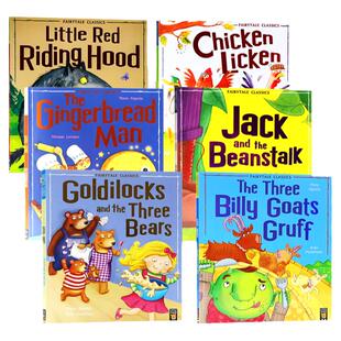Fairytale Classics系列6册 英文原版绘本 The Three Billy Goats Gruff 三只坏脾气的小羊 英国小老虎 经典童话故事绘本图画书